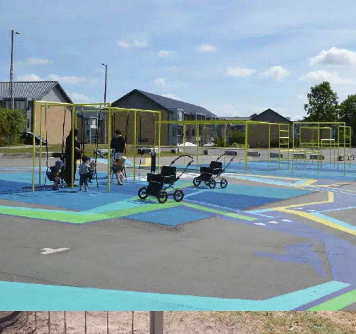 Motionsplads ved Hedehushallen